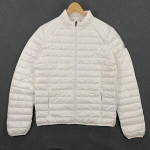 Jott Down Jacket Mens Large Puffer Insulated Duck Fill Winter White